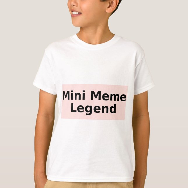 Camiseta Mini Meme Legend Kids' (Frente)
