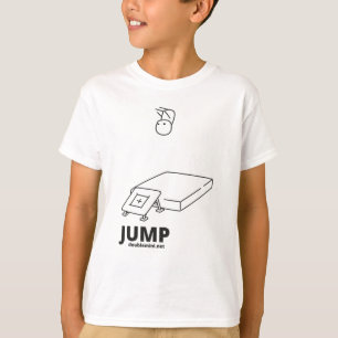 Camiseta Mini SALTO do trampolim