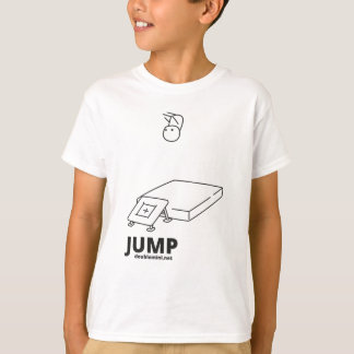Camiseta Mini SALTO do trampolim