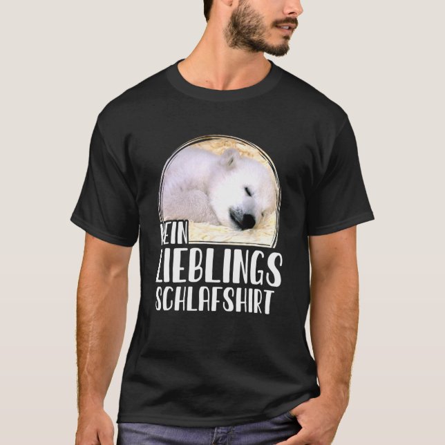 Camiseta Mini Urso Polar Que Dorme (Frente)