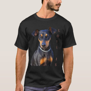Camiseta Miniatura Cachorro Cachorro Mãe Pai Adorável Pet