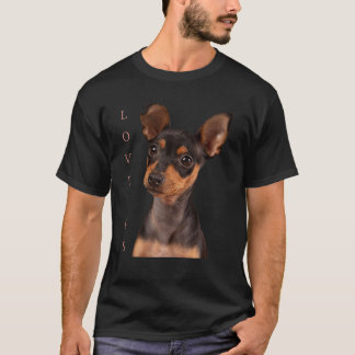 Camiseta Miniatura Cachorro Cachorro Mãe Pai Adorável Pet C