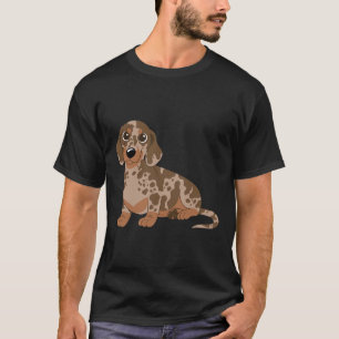 Camiseta Miniatura Dachshund Dapple
