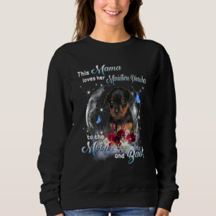 Camiseta Miniatura Pinscher Mama Cachorro Mãe Dia de as mãe