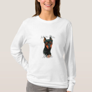 Camiseta Miniatura Pinscher (preto) Mãe 2