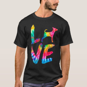 Camiseta Miniatura Pinscher Tie Dye Adorava Cachorro Pai