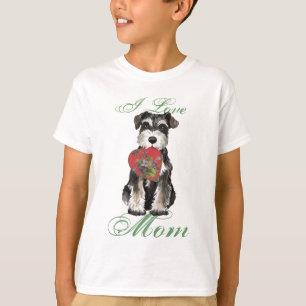 Camiseta Miniatura Schnauzer Heart-Shirt