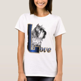 Camiseta Miniatura Schnauzer LOVE