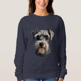 Camiseta Miniatura Schnauzer Mulheres