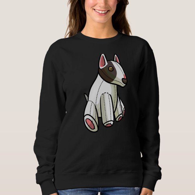 Camiseta Miniatura, Touro Terrier Cão Enchido (Frente)
