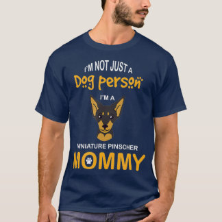 Camiseta Miniature Pinscher Min Pin Mom Dog Mommy