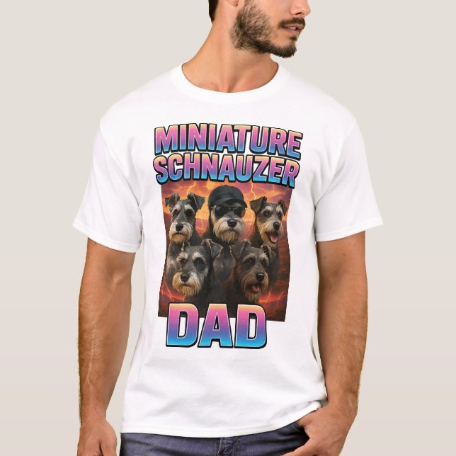 Camiseta Miniature Schnauzer (Frente)