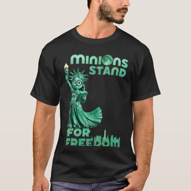 Camiseta Miniíons representam liberdade (Frente)