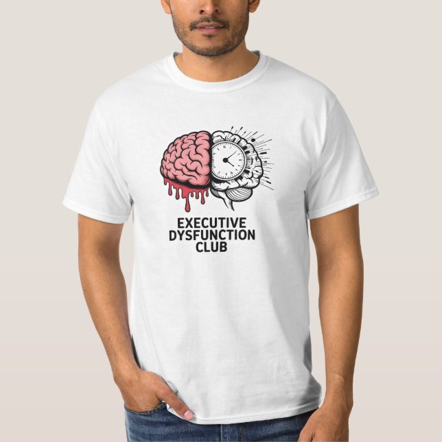 Camiseta Mínima Clube Disfunção Executiva (Frente)