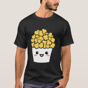 Camiseta Mínima Comida de Açúcar de Pipoca Simples, Engraça
