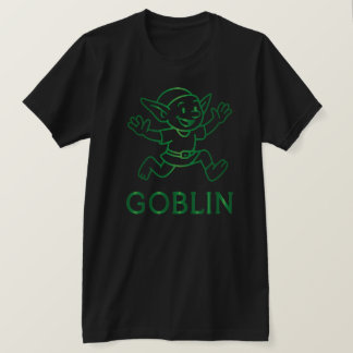 Camiseta Mínima de Arte em Linha Goblin | APENAS P
