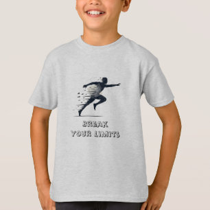 Camiseta Mínima de Movimento Silhueta - Gráfico Mo