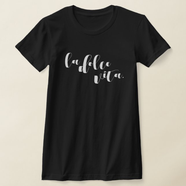 Camiseta Mínima Estética do Viagem da Dolce Vita (Postura )