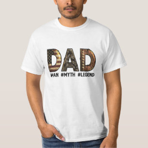 Camiseta Mínima Mínima Enroscada pelo Pai do Exérc