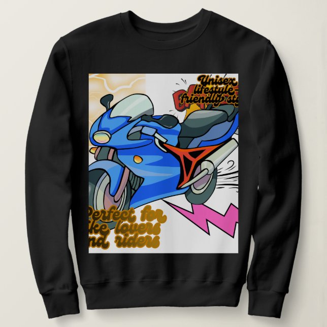 Camiseta Minimal Bike Art Graphic – Modern Motorcycle (Frente do Design)