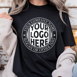 Camiseta Minimal Business Name And Custom Brand Logo