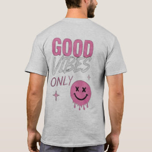 Camiseta Minimal Front Logo Back Print Boas Vibr