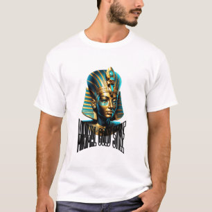 Camiseta Minimal Gold Logo – Luxo Streetwear