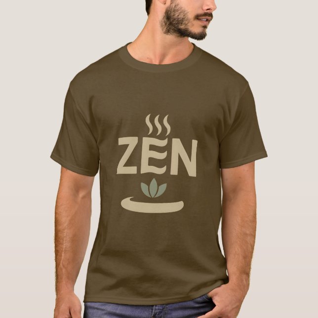 Camiseta Minimal Zen Symbol Wellness Graphic (Frente)