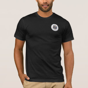 Camiseta Minimalismo Arquitetônico Preto Geométrico Premi