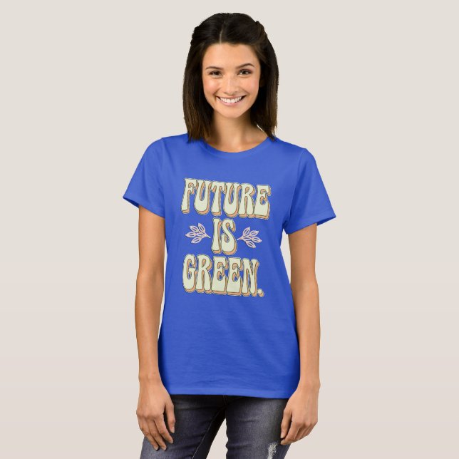 Camiseta Minimalismo eco-ativista (Frente Completa)