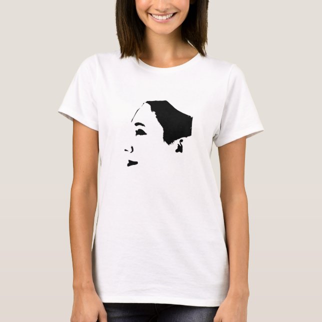 Camiseta Minimalismo Enfrenta Desenho Menina Empoderada (Frente)