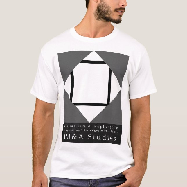 Camiseta Minimalismo Replicação 1 Composição 1 Lozenges M (Frente)