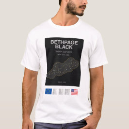 Camiseta Minimalist Bethpage Black Ryder Cup Line Print Tee