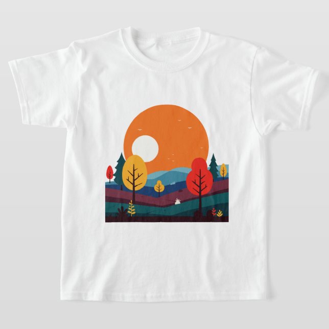 Camiseta Minimalist landscape (Postura )
