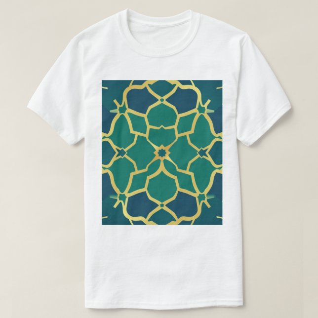 Camiseta Minimalist Line Art Nature – Simple T‑Shirt (Frente do Design)