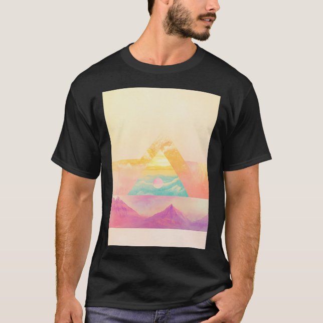Camiseta Minimalist Mountain Landscape Active (Frente)