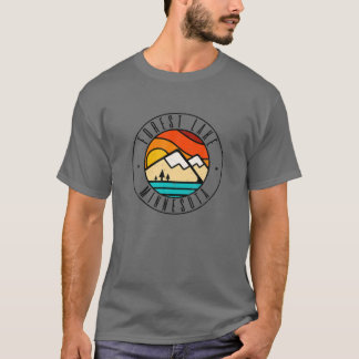 Camiseta Minimalist Outdoors Forest Lake Minnesota MN