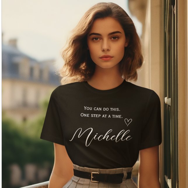 Camiseta Minimalist Quote | You Can Do This Personalized (Criador carregado)