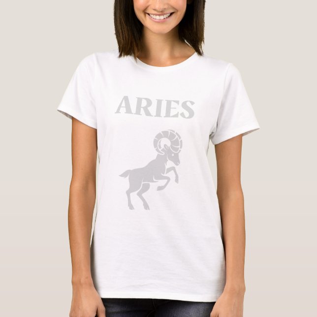 Camiseta Minimalist Style Aries Ram (Frente)