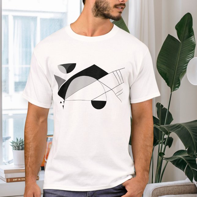 Camiseta Minimalist Tshirt, Abstract Shirt, Artsy Tee (Criador carregado)