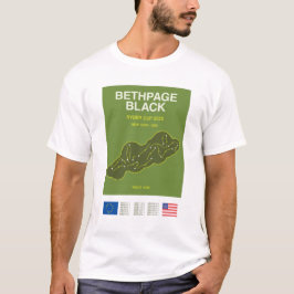 Camiseta Minimalista Bethpage Black Ryder Cup Line
