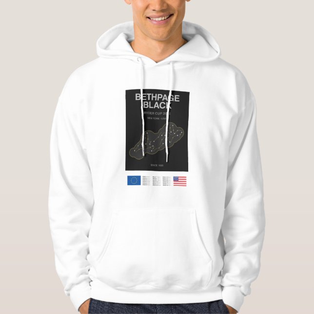 Camiseta Minimalista Bethpage Black Ryder Cup Line (Frente)