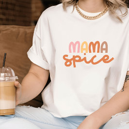Camiseta Minimalista Boho Mama Spice