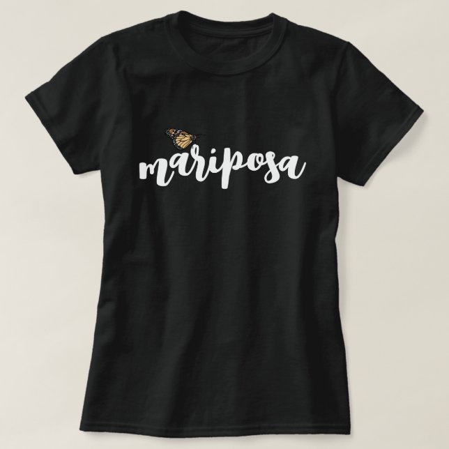 Camiseta Minimalista Borboleta Monarca Mariposa (Frente do Design)