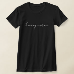 Camiseta Minimalista Buongiorno Italian Good Day