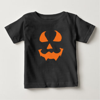 Camiseta Minimalista com Rosto de Abóbora Jack O L