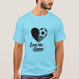 Camiseta Minimalista Coração de Futebol