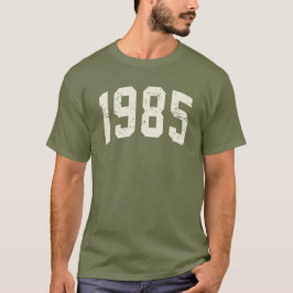 Camiseta minimalista de 1985 | Presente aniversári