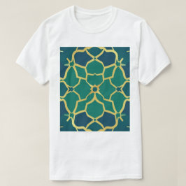 Camiseta Minimalista de Arte em Linhas da Natureza