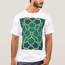 Camiseta Minimalista de Arte em Linhas da Natureza